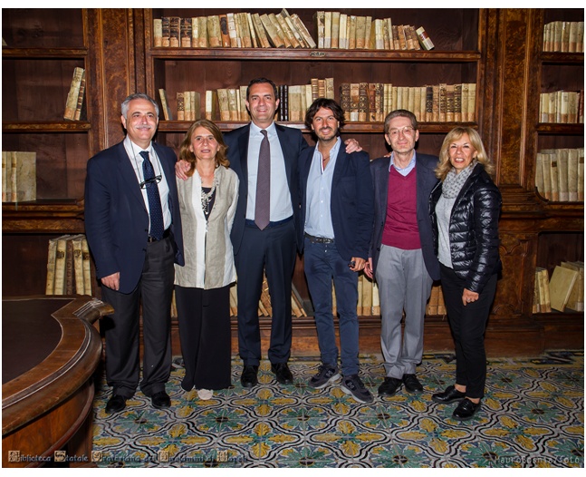 Assessore Nino Daniele, ex Direttore Silvana Gallifuoco, Sindaco Luigi De Magistris, Direttore Raffaele De Magistris