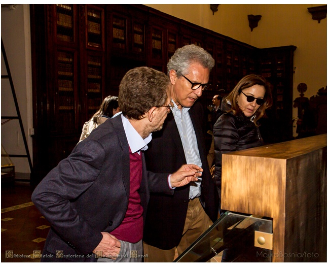 Direttore Raffaele De Magistris con l’ex ministro Francesco Rutelli e Barbara Palombelli