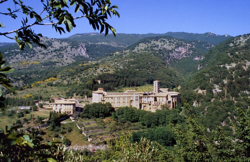 Veduta del Monastero di Santa Scolastica