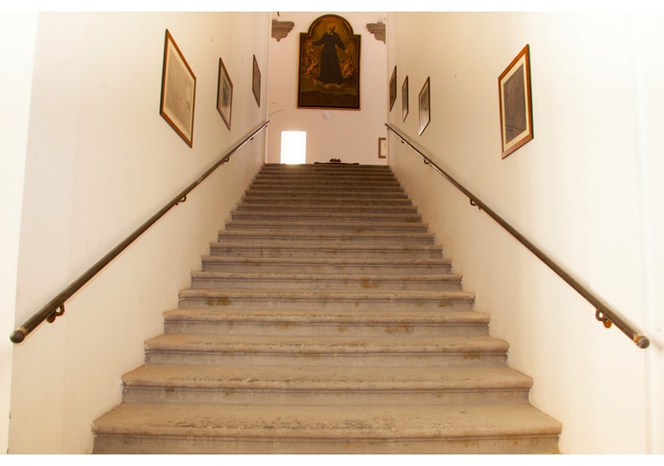 Scale di accesso alle sale storiche