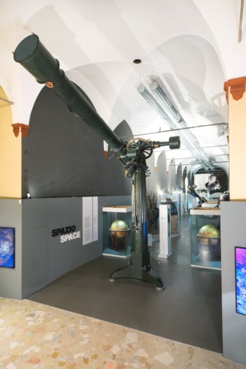 Il telescopio Merz-Repsold (1882) e la sezione Spazio