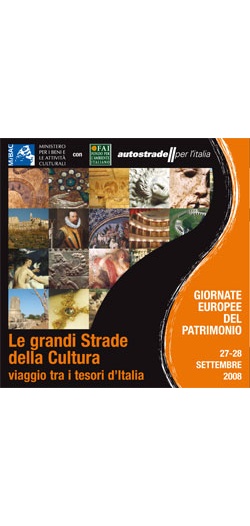 La locandina delle Giornate Europee del Patrimonio 2008