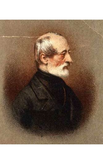 Ritratto di Mazzini intorno al 1865