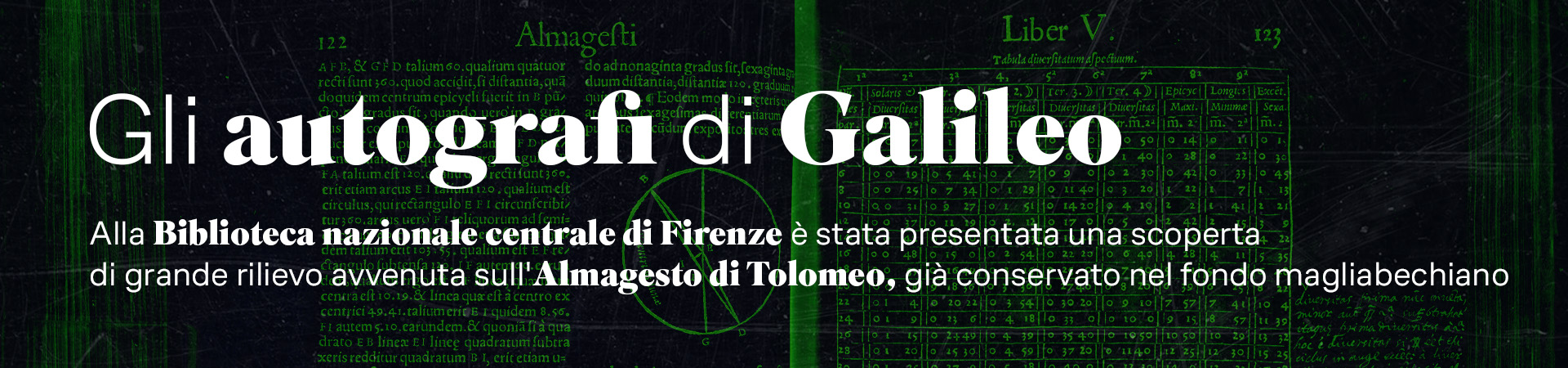 Gli autografi di Galileo