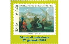 San Francesco di Paola: il francobollo commemorativo