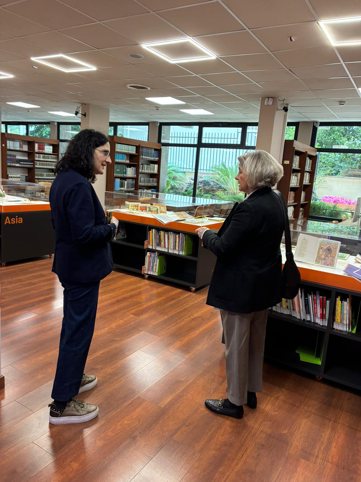 La visita alla Biblioteca statale Antonio Baldini di Roma 