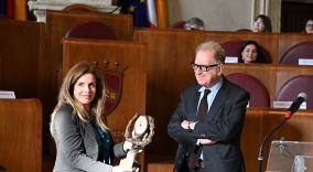 Paola Passarelli e Valerio Magrelli